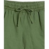 image:imageAmazon Essentials Womens 5 Inseam Drawstring Elastic Waist Linen Blend Summer ShortsMilitary Green