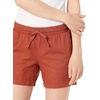 image:imageAmazon Essentials Womens 5 Inseam Drawstring Elastic Waist Linen Blend Summer ShortsTerracotta