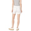 image:imageAmazon Essentials Womens 5 Inseam Drawstring Elastic Waist Linen Blend Summer ShortsWhite