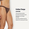 image:imageAmazon Essentials Womens Cotton Jersey Tanga Underwear Pack of 6Rich Hazel