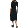 image:imageAmazon Essentials Womens Fine Rib V Neck Side CutOut Midi Dress Previously Daily RitualBlack