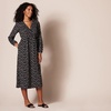 image:imageAmazon Essentials Womens Lightweight Georgette Long Sleeve VNeck Midi Dress Available in Plus SizeBlack  Bouquet Floral