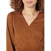 image:imageAmazon Essentials Womens Lightweight Georgette Long Sleeve VNeck Midi Dress Available in Plus SizeDark Chestnut Brown  Diamond