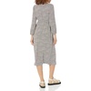 image:imageAmazon Essentials Womens Lightweight Georgette Long Sleeve VNeck Midi Dress Available in Plus SizeEspresso  Leopard