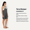 image:imageAmazon Essentials Womens OversizedFit Sleeveless RomperCharcoal Heather