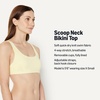 image:imageAmazon Essentials Womens Scoop Neck Swim Crop TopLight Yellow