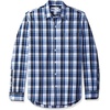 Blue Charcoal Plaid