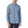 image:imageAmazon Essentials Mens RegularFit LongSleeve Lightweight Cotton Chambray Shirt with PocketsRinsed
