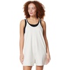 image:imageAmazon Essentials Womens OversizedFit Sleeveless RomperOatmeal Heather