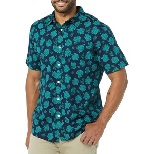 image:imageAmazon Essentials Mens SlimFit ShortSleeve Poplin ShirtNavyTeal  Palm