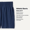 image:imageAmazon Essentials Boys Athletic Regular Fit Active Casual Shorts with Pockets MultipackSpace Dye Navy