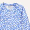 image:imageAmazon Essentials Girls Long Sleeve Rash Guard ThreePiece Bikini Swim SetBlueDitsy Floral