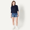 image:imageAmazon Essentials Girls Medium Stretch MidRise CutOff Jean ShortsClassic Medium Wash