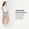 image:imageAmazon Essentials Girls Medium Stretch MidRise CutOff Jean ShortsIced Blue Light Wash