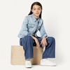 image:imageAmazon Essentials Girls Ultra Soft RelaxedFit Wide Leg Cargo JeansClassic Medium Wash