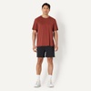 image:imageAmazon Essentials Mens Active Athletic Relaxed Fit 7 Lounge Workout Gym ShortsSpace Dye Black