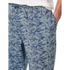 image:imageAmazon Essentials Mens Cotton Stretch Poplin Pant with Cotton Jersey TShirt Pajama SetBlue Palm LeafWhite