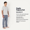 image:imageAmazon Essentials Mens Cotton Stretch Poplin Pant with Cotton Jersey TShirt Pajama SetCountry PlaidLight Grey Heather