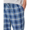 image:imageAmazon Essentials Mens Cotton Stretch Poplin Pant with Cotton Jersey TShirt Pajama SetGrey HeatherNavy Plaid