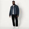 image:imageAmazon Essentials Mens Heavyweight Low Stretch RegularFit Denim Jacket with Chest Patch Pockets Shank Buttons Adjustable Side Tabs