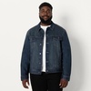 image:imageAmazon Essentials Mens Heavyweight Low Stretch RegularFit Denim Jacket with Chest Patch Pockets Shank Buttons Adjustable Side Tabs