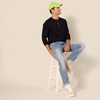 image:imageAmazon Essentials Mens LongSleeve Henley ShirtBlack