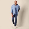 image:imageAmazon Essentials Mens LongSleeve Henley ShirtBlue Heather