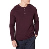 image:imageAmazon Essentials Mens LongSleeve Henley ShirtBurgundy