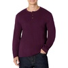 image:imageAmazon Essentials Mens LongSleeve Henley ShirtBurgundy