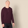 image:imageAmazon Essentials Mens LongSleeve Henley ShirtBurgundy