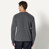 image:imageAmazon Essentials Mens LongSleeve Henley ShirtCharcoal Heather