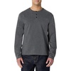 image:imageAmazon Essentials Mens LongSleeve Henley ShirtCharcoal Heather