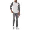 image:imageAmazon Essentials Mens LongSleeve Henley ShirtLight Heather GreyCharcoal Heather