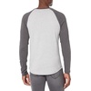 image:imageAmazon Essentials Mens LongSleeve Henley ShirtLight Heather GreyCharcoal Heather
