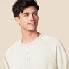 image:imageAmazon Essentials Mens LongSleeve Henley ShirtOatmeal Heather