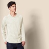 image:imageAmazon Essentials Mens LongSleeve Henley ShirtOatmeal Heather