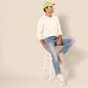 image:imageAmazon Essentials Mens LongSleeve Henley ShirtWhite