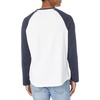 image:imageAmazon Essentials Mens LongSleeve Henley ShirtWhiteNavy