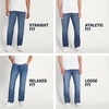 image:imageAmazon Essentials Mens Low Stretch Athletic Fit JeansStone Medium Wash