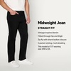 image:imageAmazon Essentials Mens Low Stretch StraightFit JeansBlackmidweight
