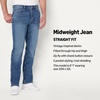 image:imageAmazon Essentials Mens Low Stretch StraightFit JeansTinted Medium Blue