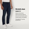 image:imageAmazon Essentials Mens Medium Stretch SkinnyFit JeansTinted Dark Wash