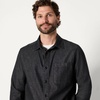 image:imageAmazon Essentials Mens RegularFit LongSleeve Denim Shirt Lightweight Cotton Chambray ButtonDownBlack Wash