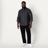 image:imageAmazon Essentials Mens RegularFit LongSleeve Denim Shirt Lightweight Cotton Chambray ButtonDownBlack Wash