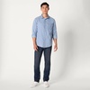 image:imageAmazon Essentials Mens RegularFit LongSleeve Denim Shirt Lightweight Cotton Chambray ButtonDownLight Indigo Wash