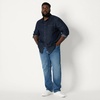 image:imageAmazon Essentials Mens RegularFit LongSleeve Denim Shirt Lightweight Cotton Chambray ButtonDownRinse