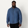 image:imageAmazon Essentials Mens RegularFit LongSleeve Denim Shirt Lightweight Cotton Chambray ButtonDownStone Medium Wash
