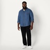 image:imageAmazon Essentials Mens RegularFit LongSleeve Denim Shirt Lightweight Cotton Chambray ButtonDownStone Medium Wash