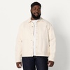 image:imageAmazon Essentials Mens Rigid Denim RelaxedFit Utility Jacket with PocketsEcru