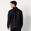 image:imageAmazon Essentials Mens Rigid Denim RelaxedFit Utility Jacket with PocketsRinse